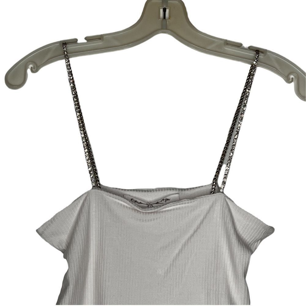 Emma & Sam Top with Rhinestone Straps nwt - Picture 3 of 7